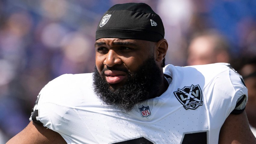 Raiders defensive tackle Christian Wilkins