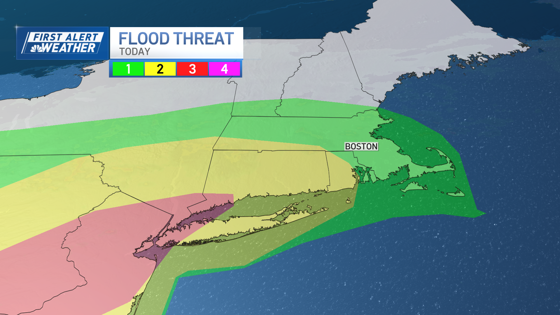 Flash flood warning in Boston, live weather radar – NBC Boston