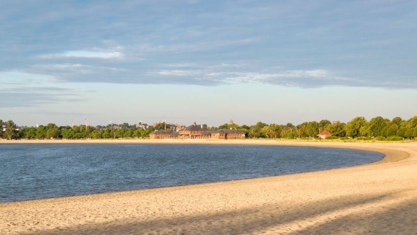Carson Beach is a public beach in South Boston, Massachusetts. This urban beach is also known as the L street beach.