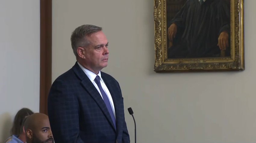 Rep. John Law appears in court on July 17, 2025.