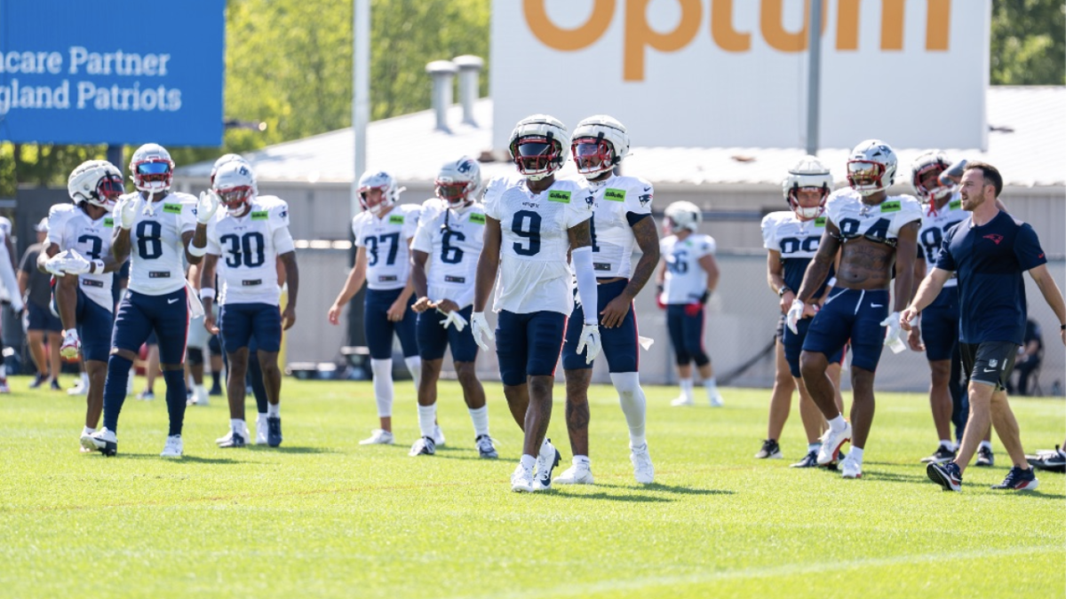 Patriots wideout watch: Baker, Polk among standouts in red-zone work