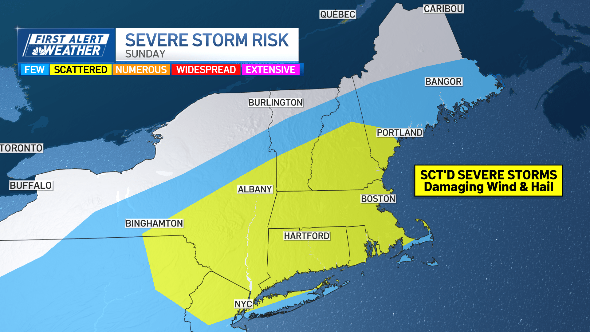 First alert: Downpours, severe storms possible today (live radar)