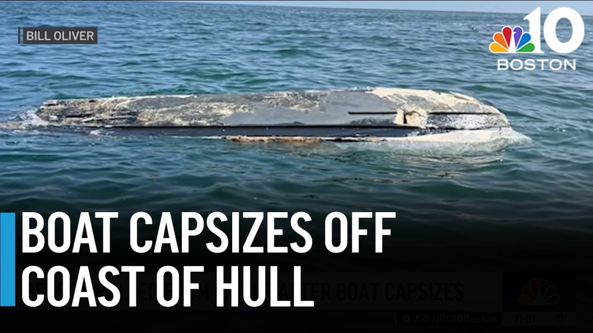 Person pulled from the water after boat capsizes in Hull – NBC Boston
