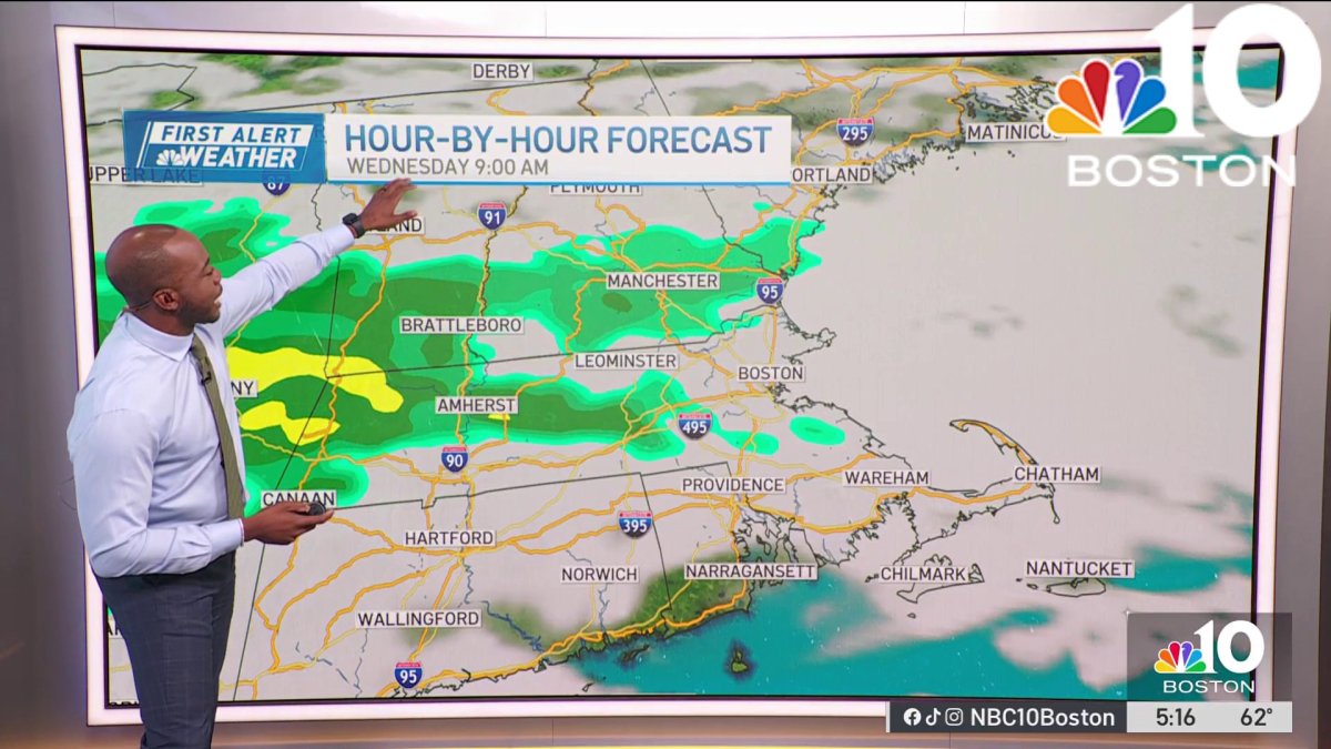 Forecast: Cloudy and cool with a few showers – NBC Boston