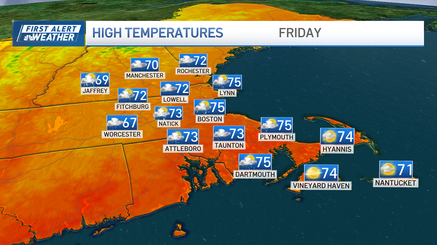 Weather today rain, live radar, plus Labor Day weekend forecast – NBC ...