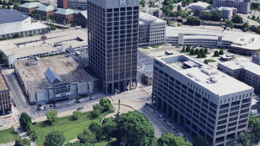 The Mercantile Center in Worcester, which includes two office buildings and retail space, is owned by Franklin Realty Advisors of Wellesley.
