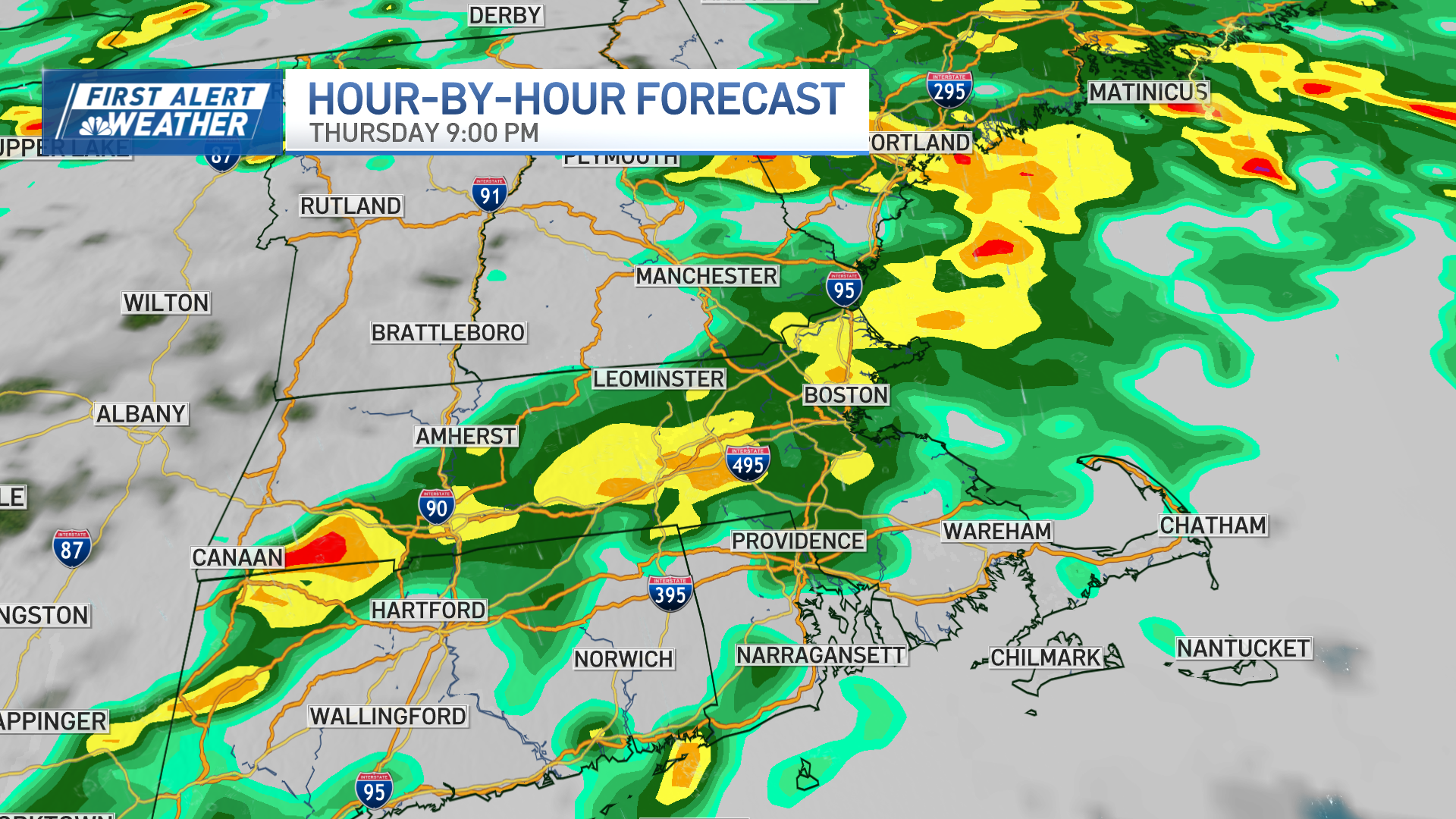 Severe thunderstorms, rain Thursday: Live Boston weather radar – NBC Boston
