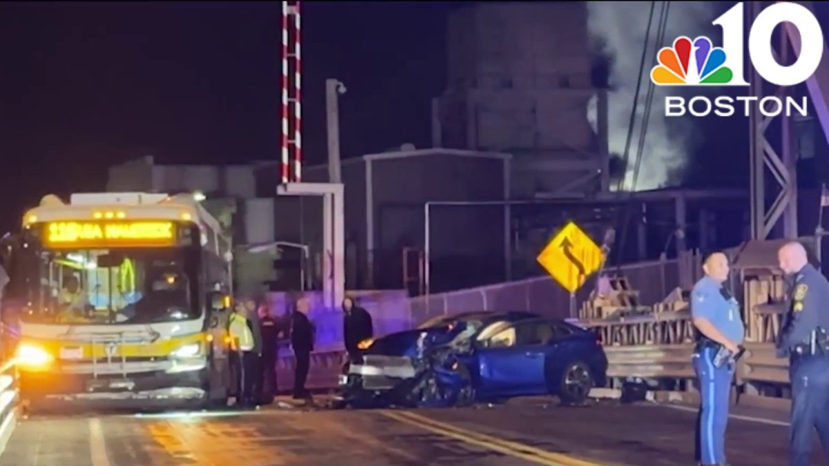41-year-old dead after car hits MBTA bus in Lynn – NBC Boston