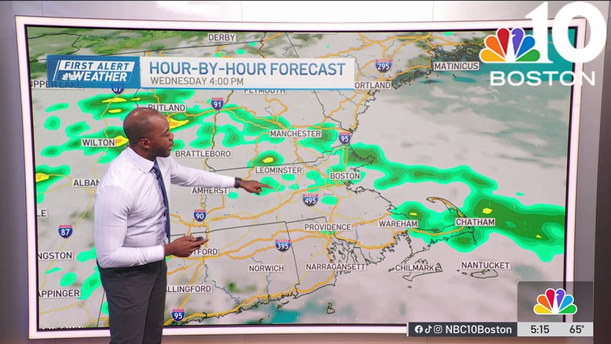 Forecast: Some rain today, more rain tomorrow – NBC Boston
