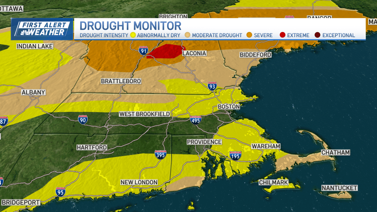 New England drought monitor is bad news for fall foliage – NBC Boston