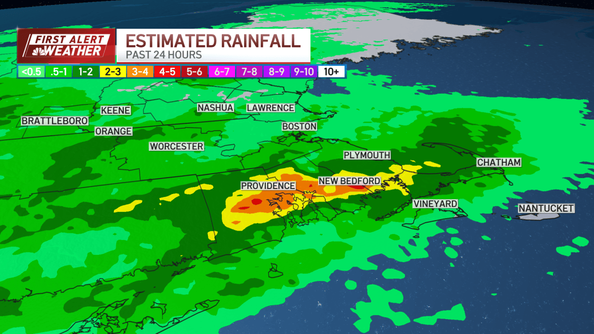 Radar, rain storm forecast for Boston, MA commute Thursday – NBC Boston