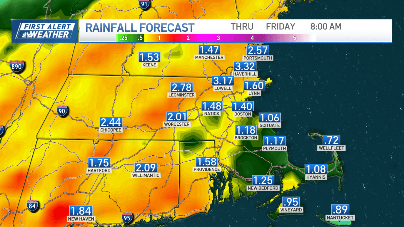 Ma Weather Flash flood warning, thunderstorms in Mass.: Live radar – NBC Boston