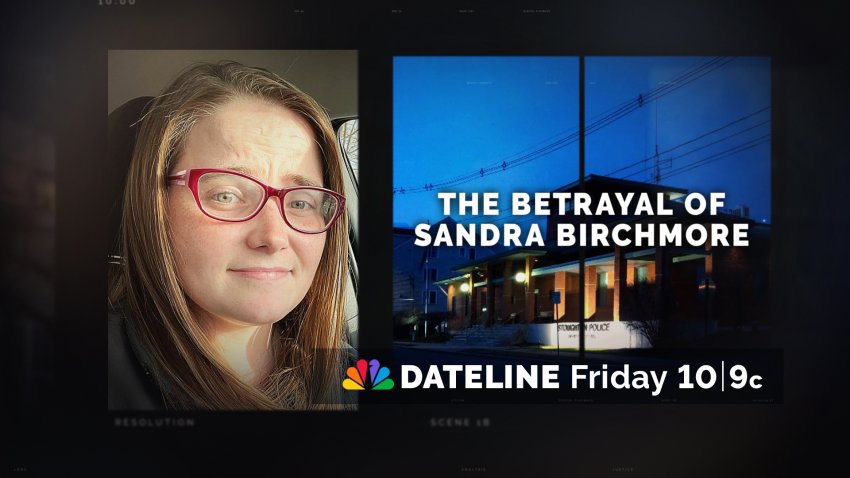 A promotional still for the "Dateline" episode, "The Betrayal of Sandra Birchmore."