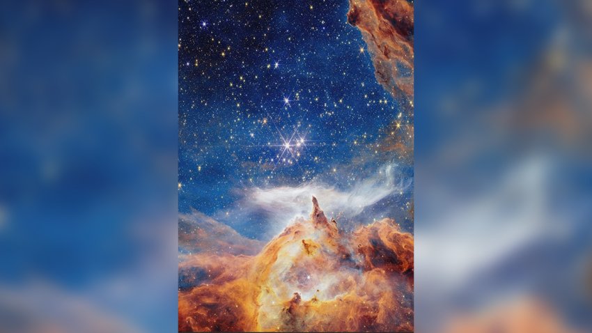 a young star cluster about 5,500 light-years from Earth