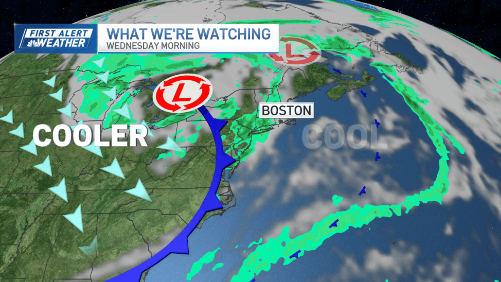 Boston Rador Boston MA downpours, wind today: Radar, timing today’s storms – NBC Boston