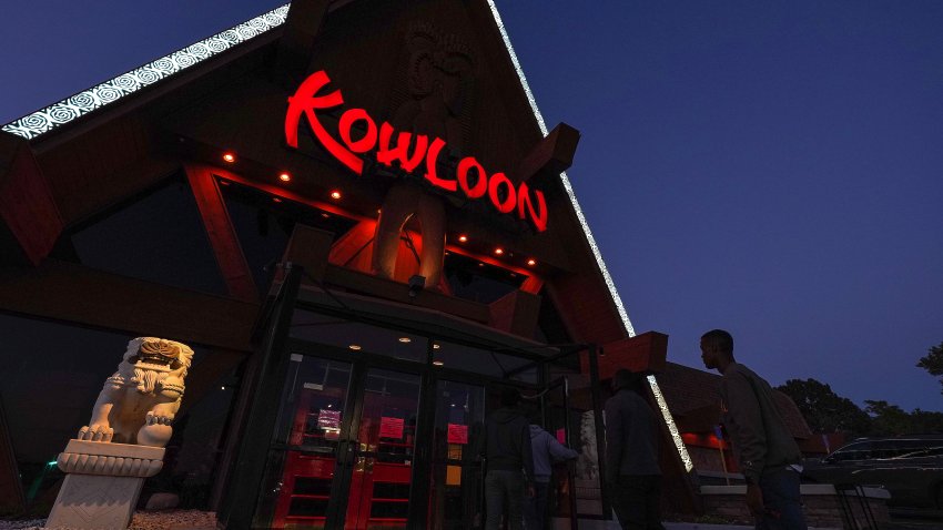 Saugus, MA – October 11: The entrance to Chinese restaurant Kowloon. (Photo by Barry Chin/The Boston Globe via Getty Images)