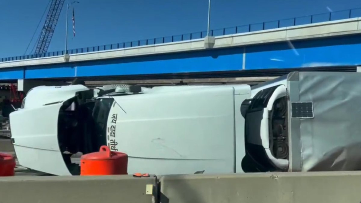 Mass.Pike, I-95 ramps closed due to tractor-trailer crash – NBC Boston