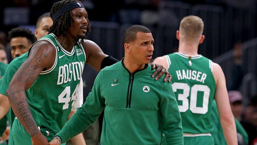 Celtics head coach Joe Mazzulla