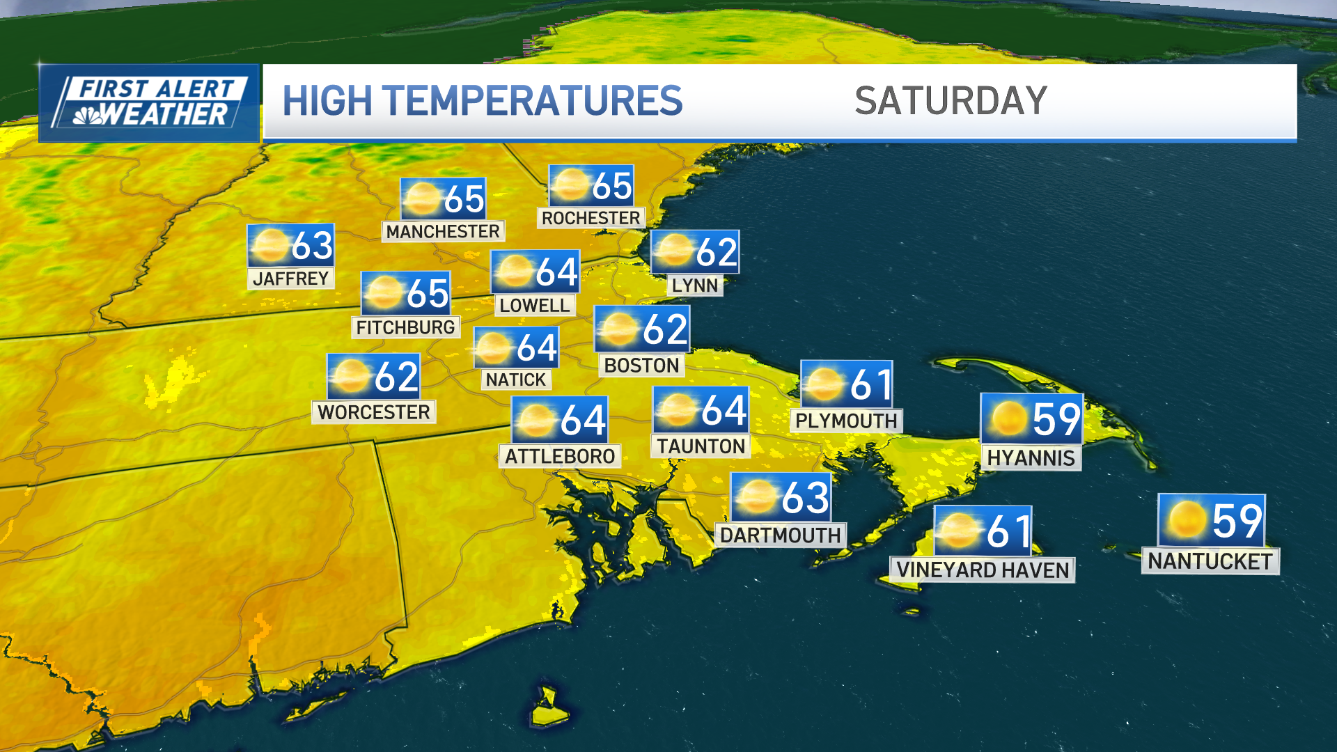 Boston weather today: Sunny before rain returns Monday – NBC Boston