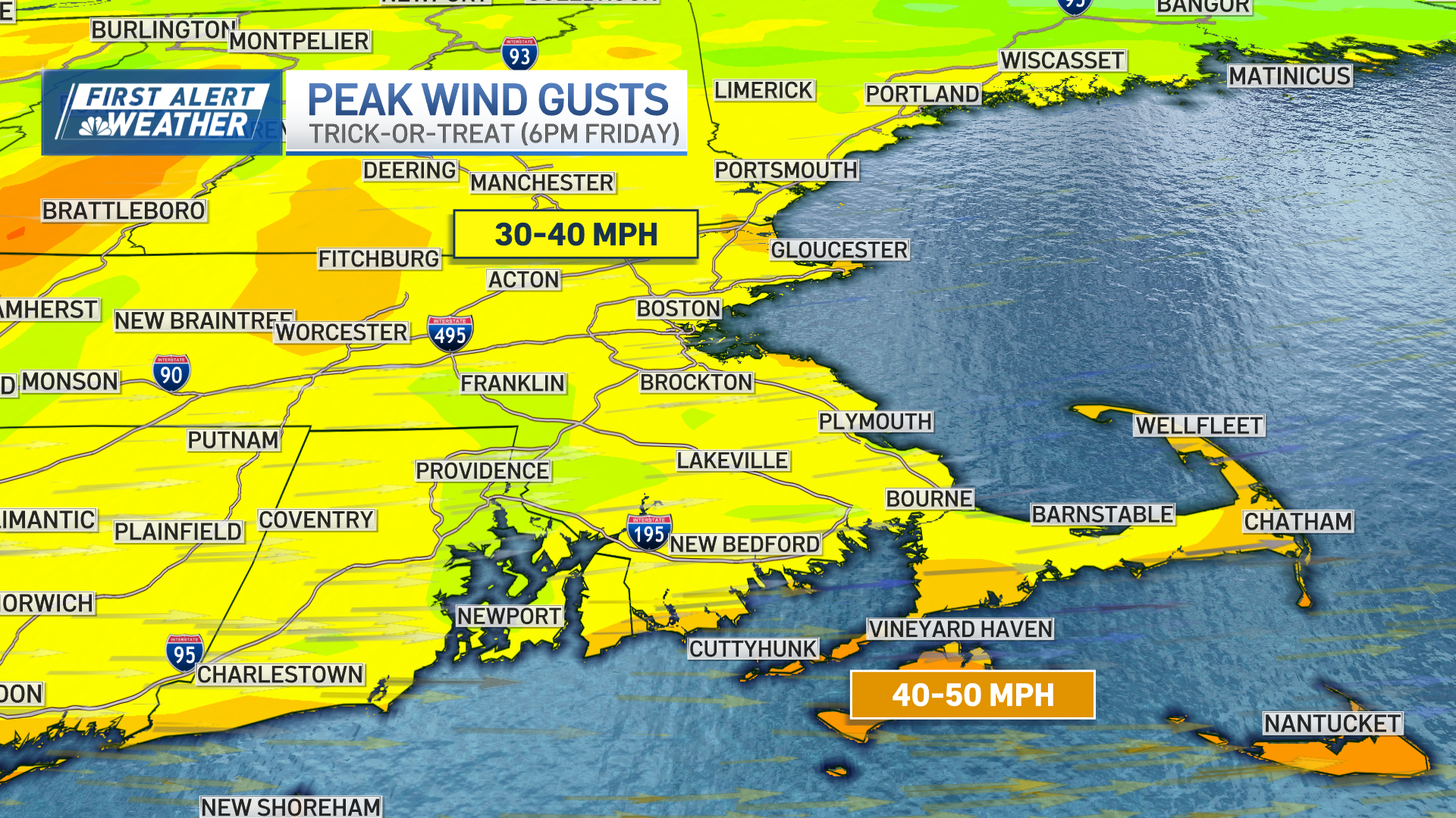 Halloween weather in Boston: Storm timing, rain and wind impacts – NBC ...