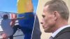 Caught on video: Man charged in attack on man wearing inflatable Trump costume