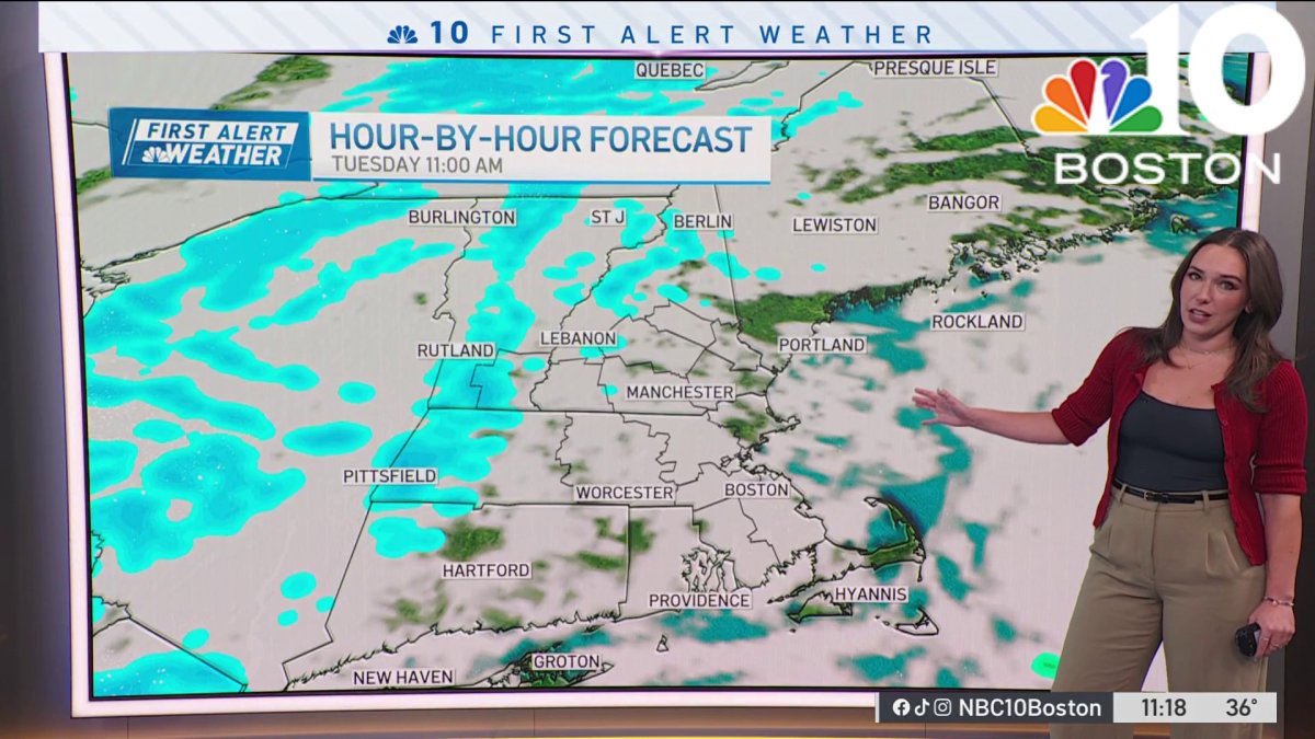 Tracking cold temperatures and snow flurries in the air – NBC Boston