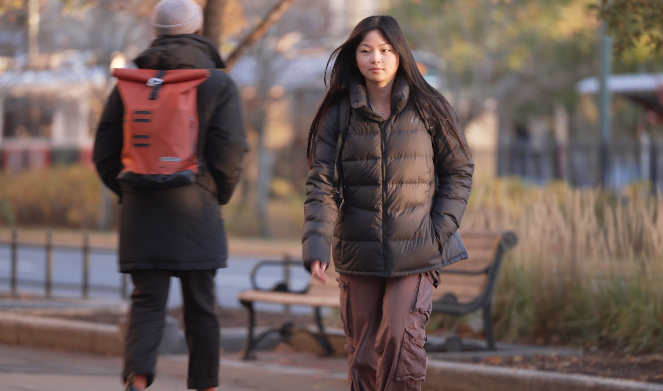 Abigail Lee on campus