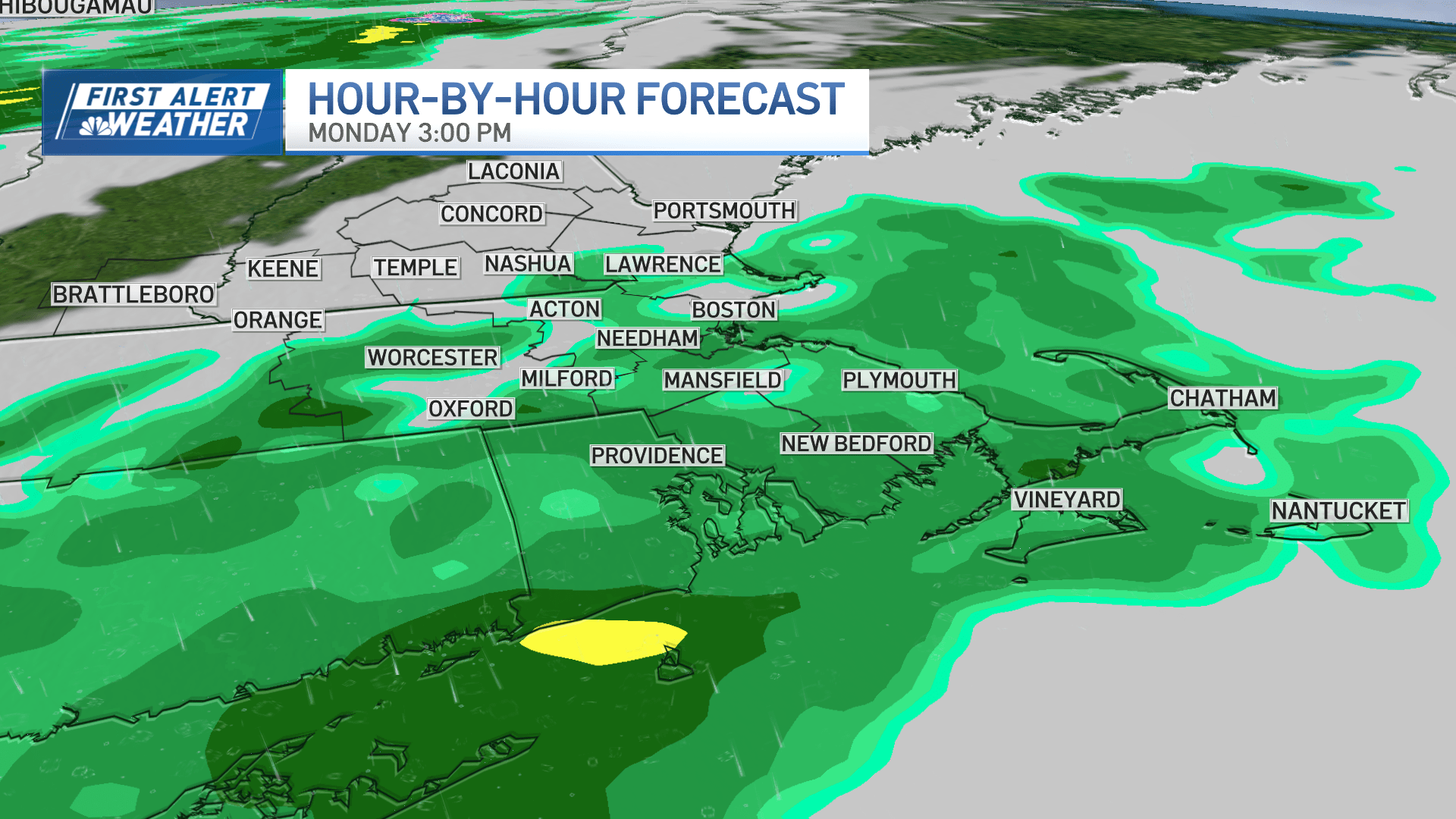 Daylight saving time's end met with a sunny Sunday, then tracking rain