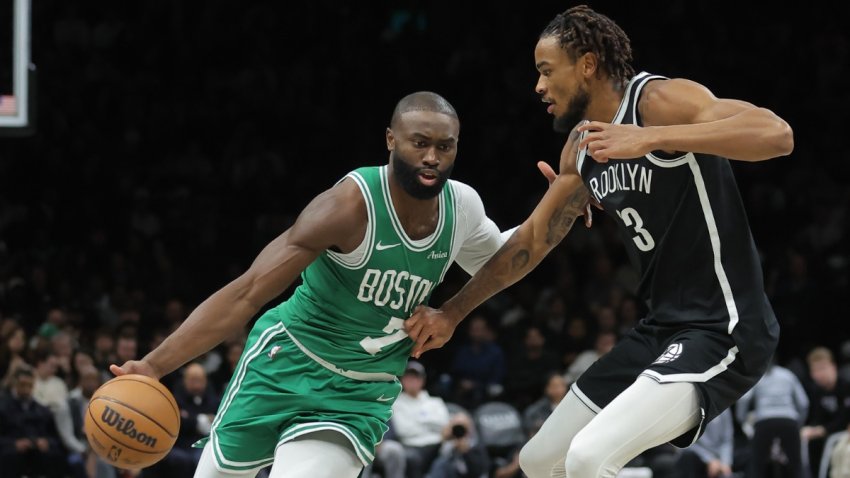 Celtics guard Jaylen Brown