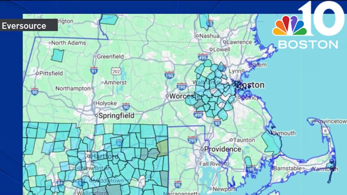 Eversource working to restore power after high winds Friday – NBC Boston