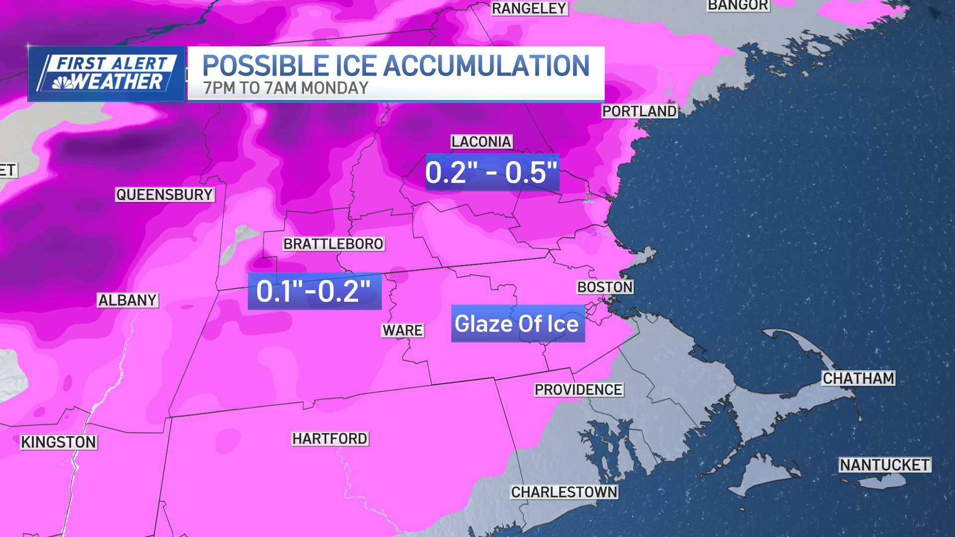 Ice storm in New England tonight. Here’s what to expect – NBC Boston