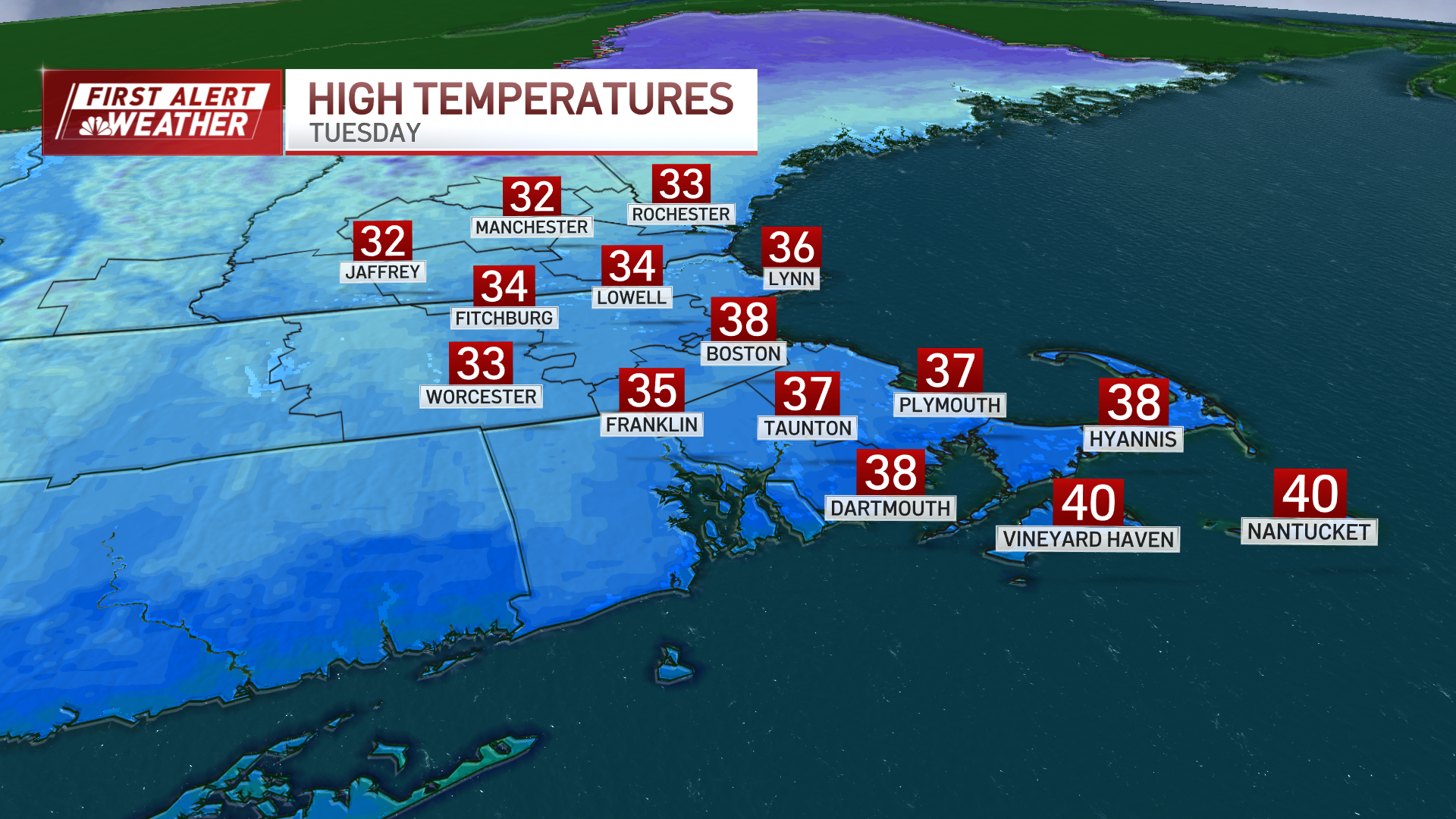 Weather update: Snow and rain mix for the evening drive – NBC Boston