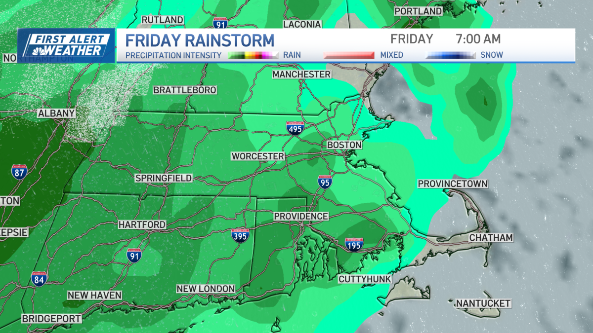 Boston’s Friday storm brings whipping winds, heavy rain – NBC Boston