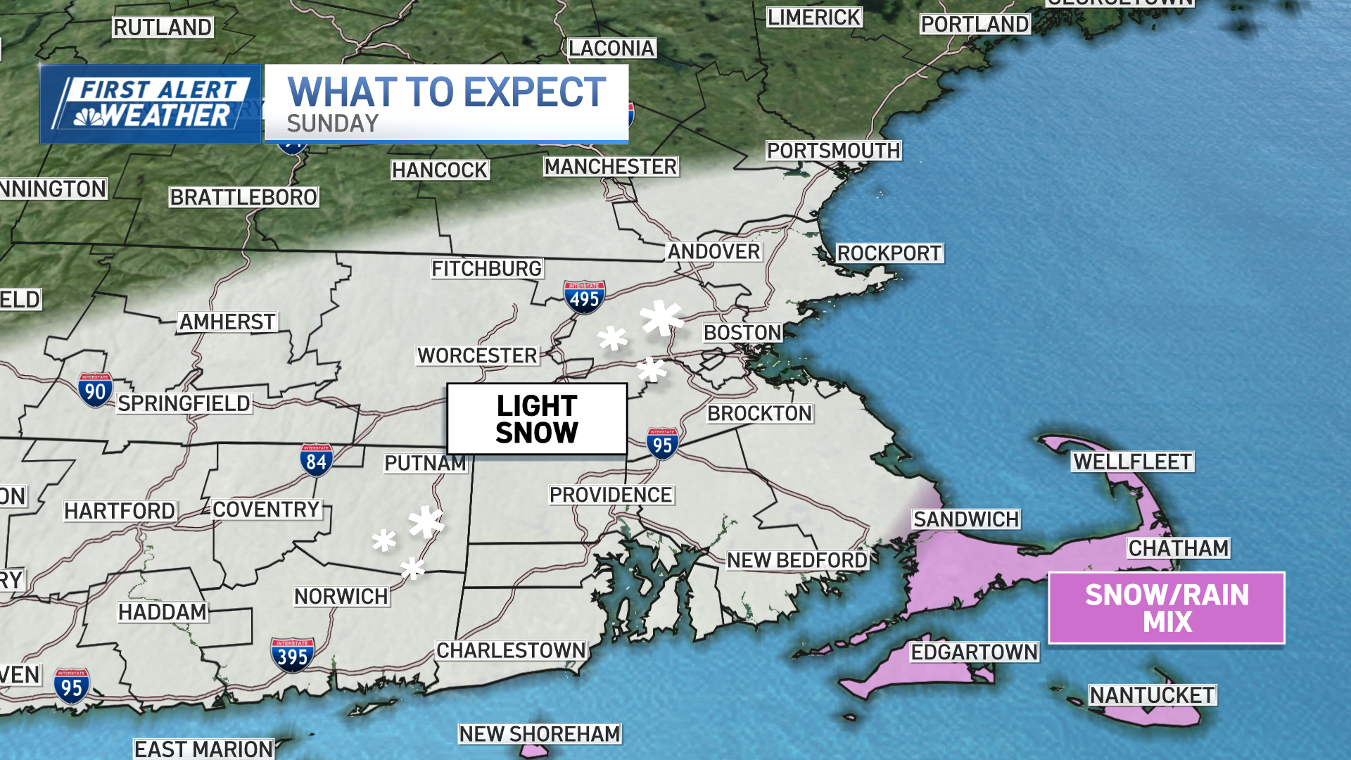 Winter storm Sunday in Boston? How much snow will Mass., NH get? – NBC ...