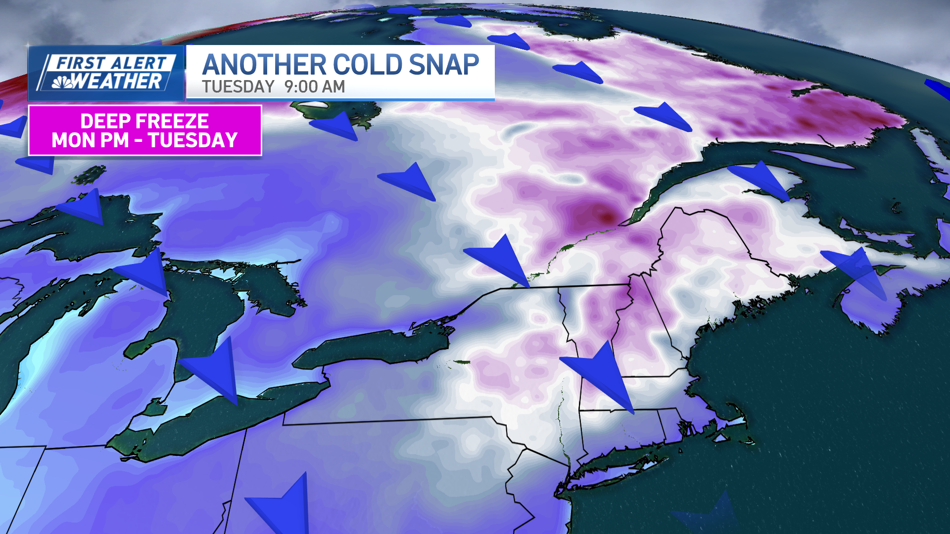 Multiple chances for snow in New England this week thanks to unsettled ...