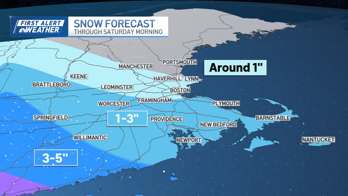 Weather forecast: Snow today, winter storm warning in Connecticut – NBC ...