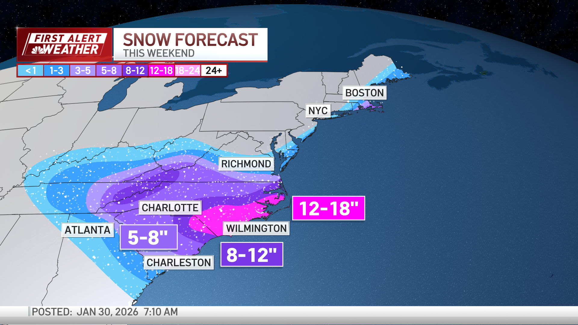 Boston snow storm Sunday: How much snow could noreaster bring? – NBC Boston