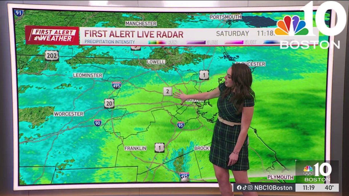 Forecast: Showers linger Sunday morning – NBC Boston