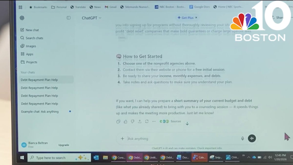 Here's how to create a debt management plan using AI
