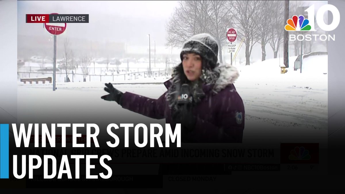Checking in on storm conditions in Lawrence and Lynn – NBC Boston