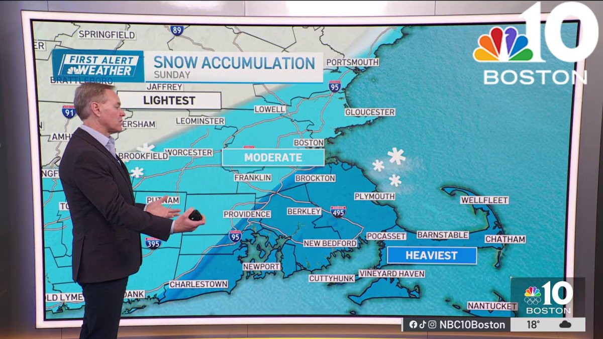 Weather forecast: Another round of snow? – NBC Boston