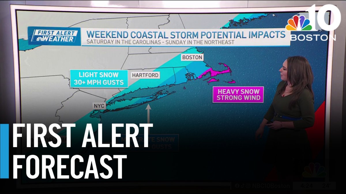 More snow on the way this weekend – NBC Boston