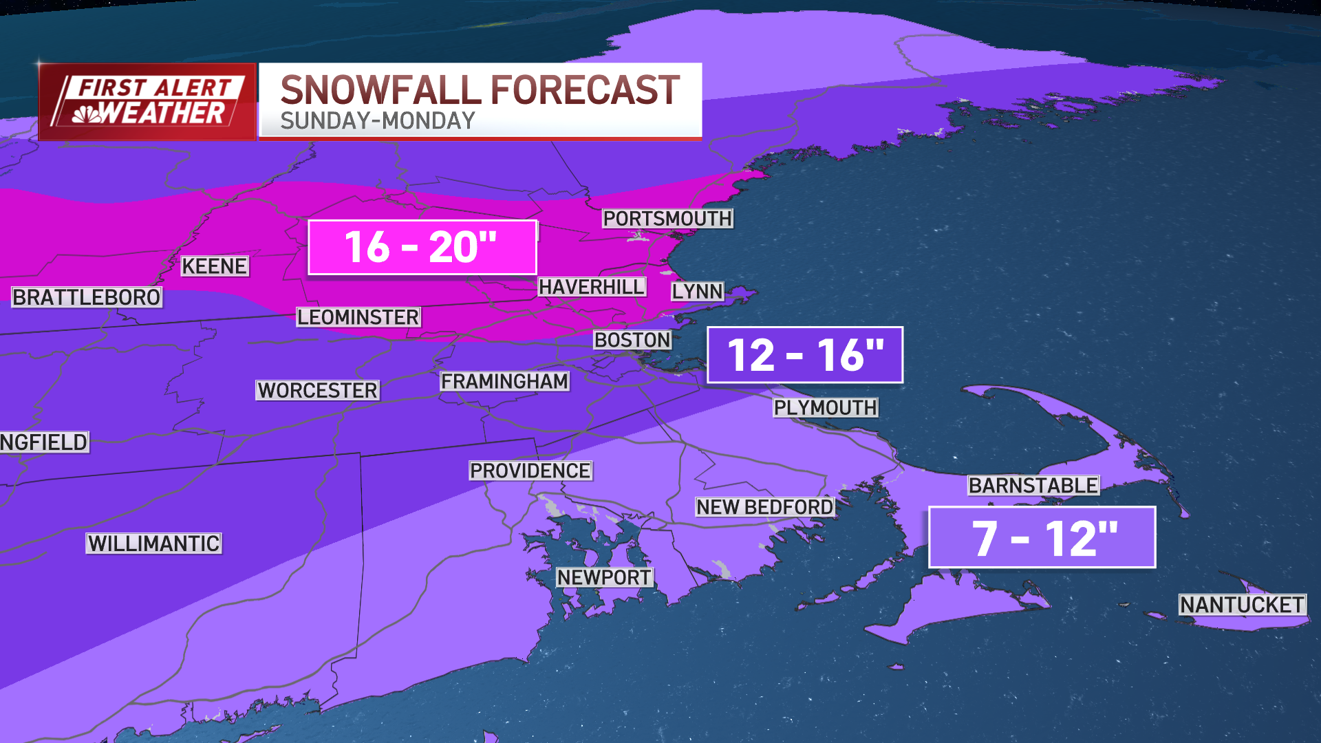 Boston weather updates: Tracking a major winter storm – NBC Boston
