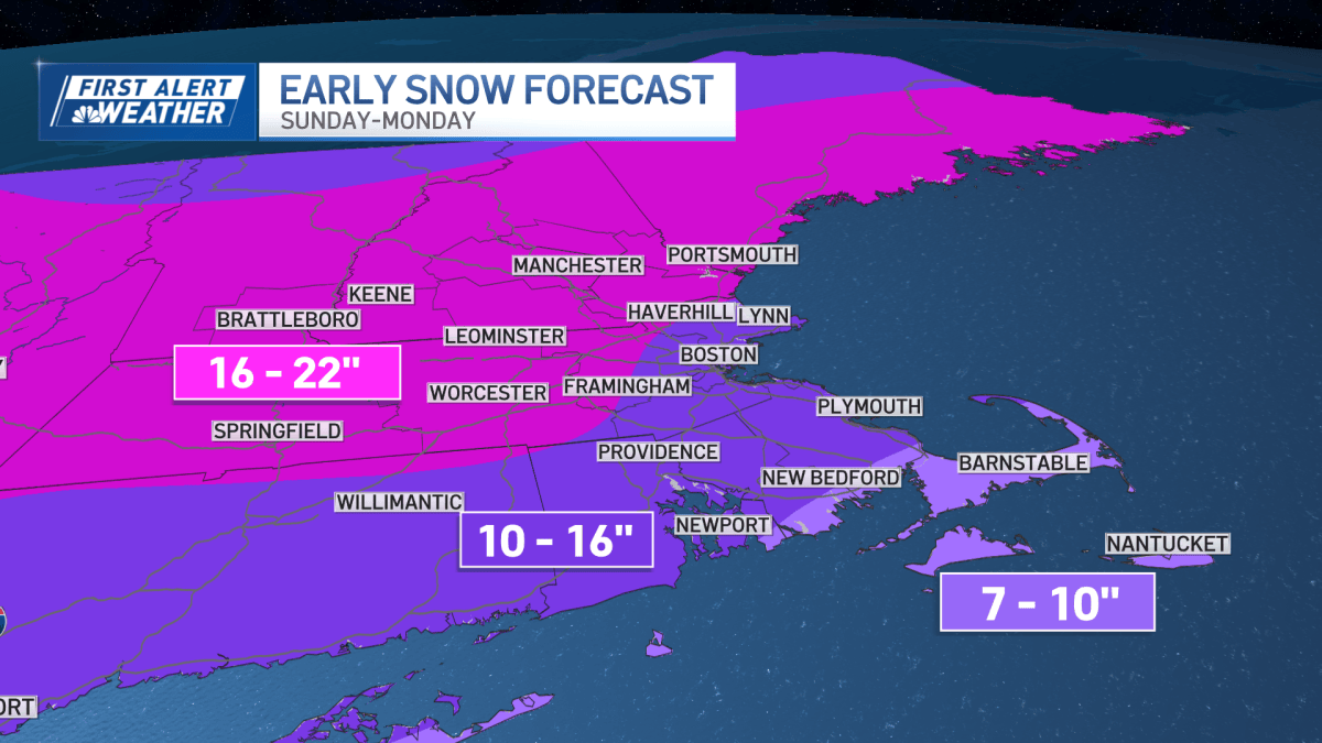 Winter storm watch in Boston: How much snow will we get in Mass.? – NBC ...
