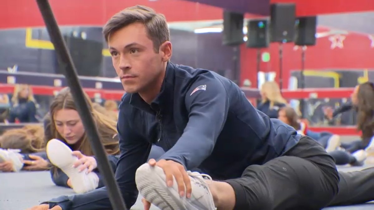 Meet the Patriots' only male cheerleader