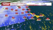 Storm today brings gusty winds, snow and flooding risk – NBC Boston