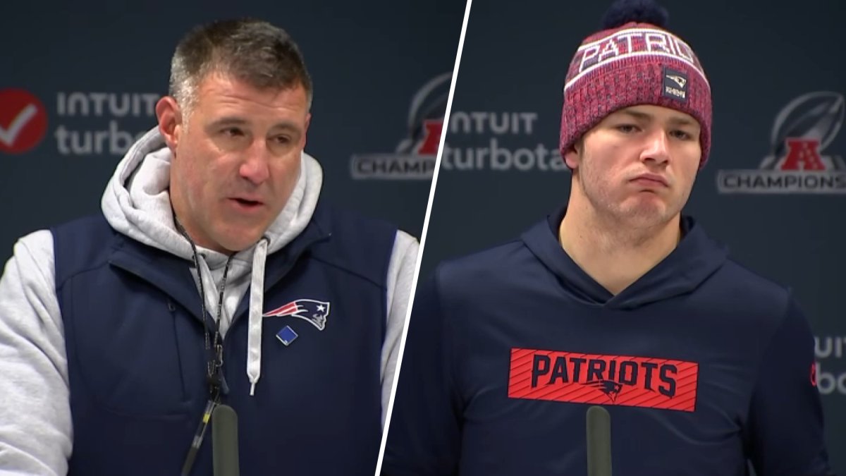 Vrabel, Maye address the media for last time before leaving for Denver