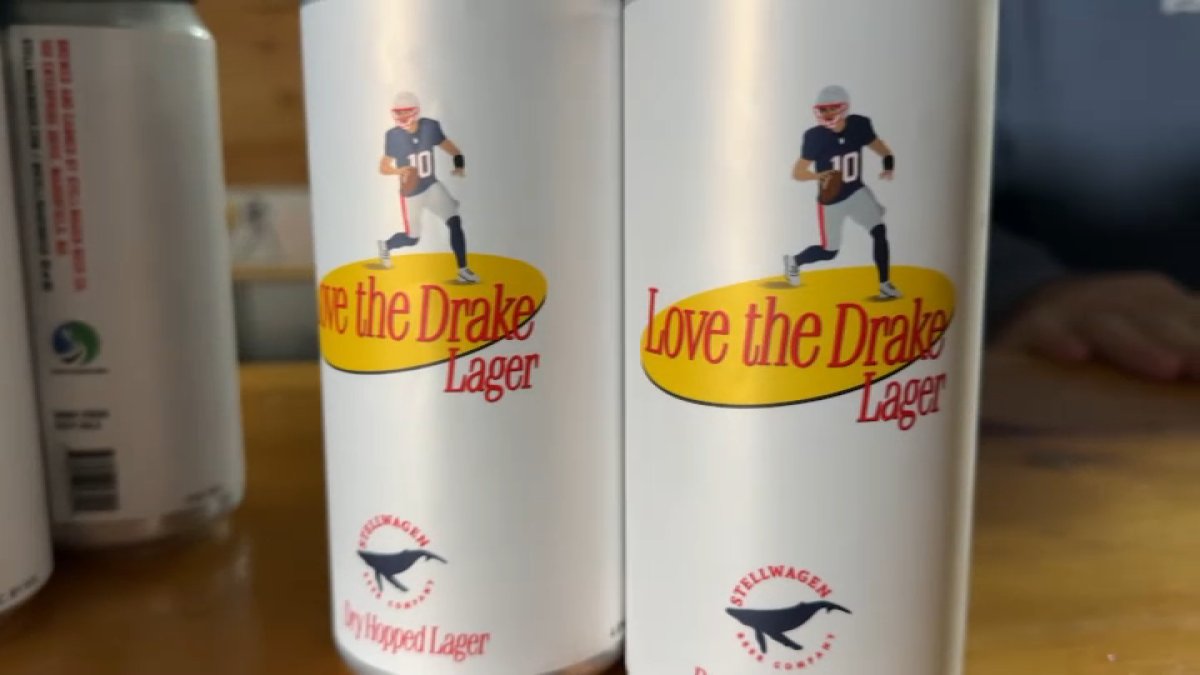Massachusetts brewery says their new Drake Maye beer keeps selling out