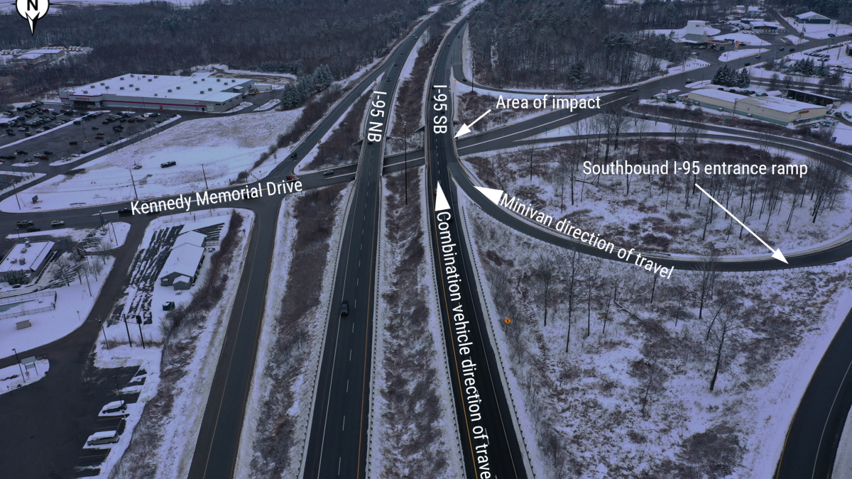NTSB report details findings into Maine crash that killed 2 DOT workers