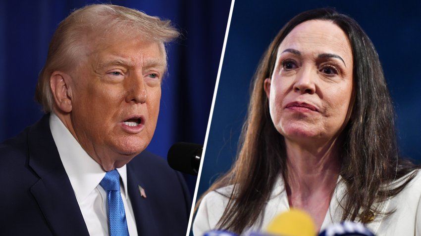 Donald Trump and Maria Corina Machado